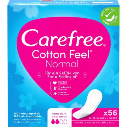 CAREFREE COTTON FEEL ORIGINAL 56 PCS