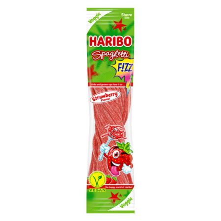 HARIBO SPAGHETTI FIZZ STRAWBERRY 200GR