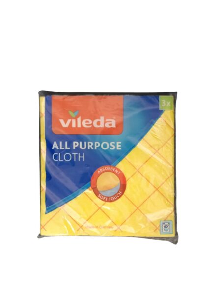 VILEDA ALL PURPOSE CLOTH 3PCS