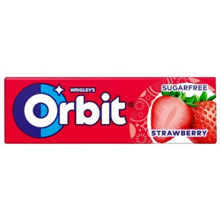 ORBIT STRAWBERRY SUGAR FREE 14GR
