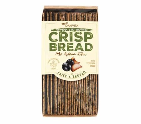 DANVITA GRISP BREAD OLIVE&CARLIG 130GR
