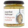 WAITROSE WHOLEGRAIN MUSTARD 185GR