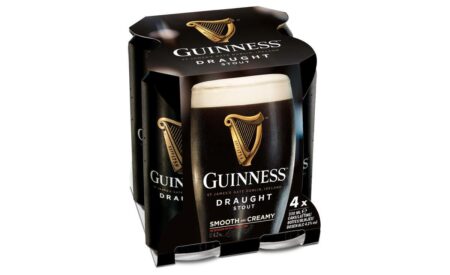 GUINNESS DRAUGHT BEER 4X440ML