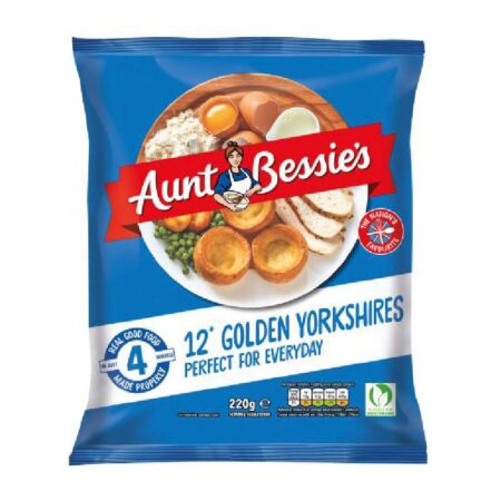 AUNT BESSIES 12 GOLDEN YORKSHIRES 220GR