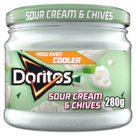 DORITOS DIPPAS SOUR CREAM & CHIVES 280GR
