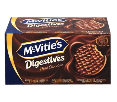 MCVITIE'S DIGESTIVES MILK CHOCOLATE 200G