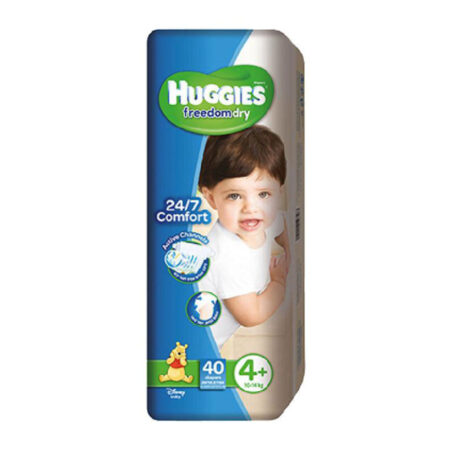 HUGGIES FREEDOM DRY JUNIOR NO4+ 40s