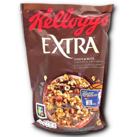 KELLOGGS EXTRA CHOCO & NUTS 450GR