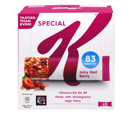 KELLOGG'S SPECIAL JUICY RED BERRY 6PCS