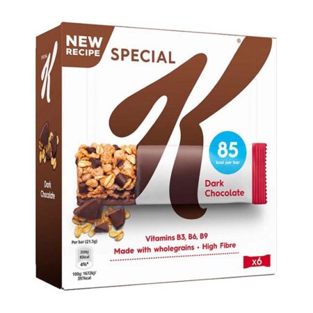 KELLOGG'S SPECIAL BAR DARK CHOCO 6PCS
