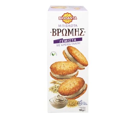 VIOLANTA OAT COOKIES WITH TAHINI 180GR