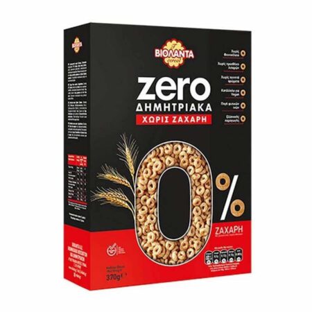 BIOLANTA CEREAL RINGS 0% SUGAR 370GR