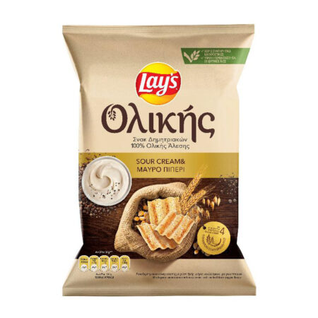 LAY'S SNACKS WHOLEGRAIN SOUR CREAMS 95GR