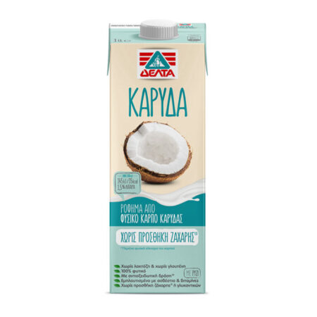 DELTA COCONUT DRINK NO ADDED SUGAR 1L