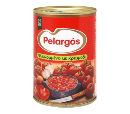 PELARGOS DICED TOMATOES WITH ONION 400GR