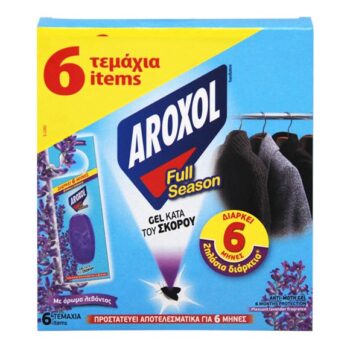 AROXOL FULL SEASON ΣΚΟΡΟΚΤΟΝΟ GEL 6PCS