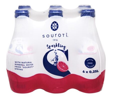 SOYROTI SPARKLING WATER GRAPE 6X250ML