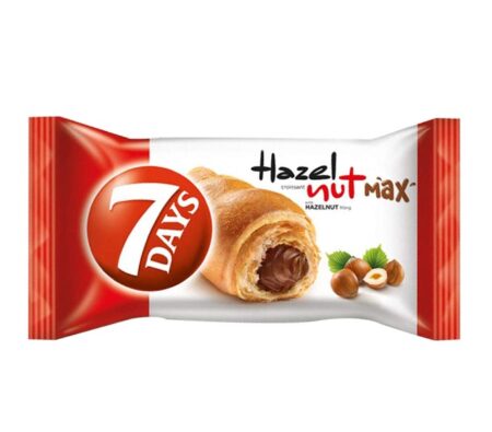 7-DAYS CROISSANT HAZELNUT 130GR