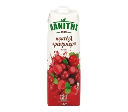LANITIS COCKTAIL CRANBERRY JUICE 1L