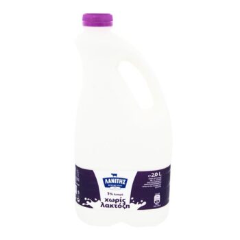LANITIS MILK LACTOSE FREE 1% 2L
