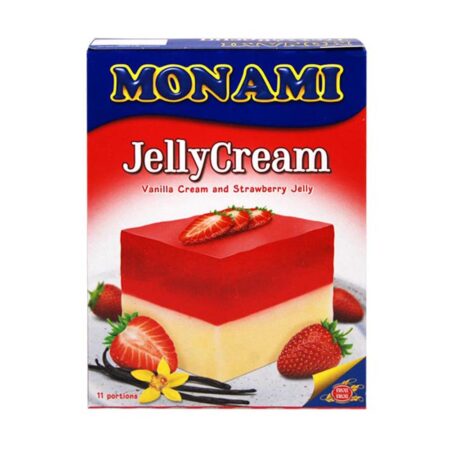 MONAMI JELLY CREAM VANILIA&STRAWBE 205GR