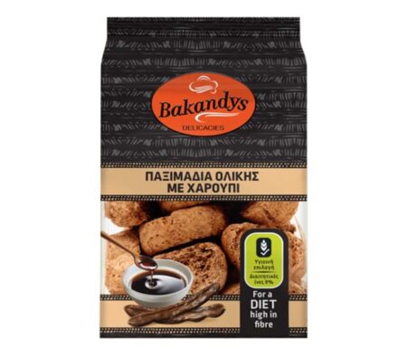 BAKANDYS WHOLEMEAL CRISP ROLLS CAROB200G