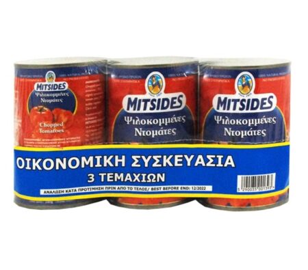 MITSIDES CHOPPED TOMATOES 3X400GR