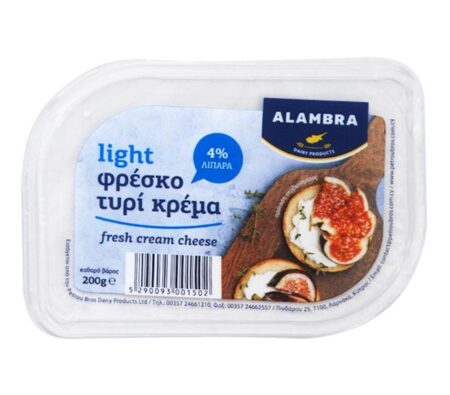 ALAMBRA LIGHT CREAM CHEESE 200GR