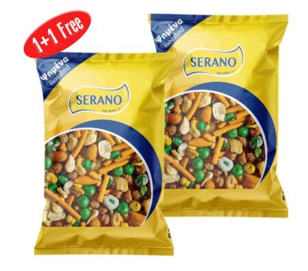 SERANO ROASTED EXOTIC NUT COCTAIL1+1FREE