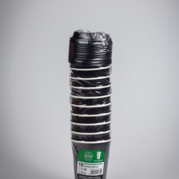 PIP PAPER CUPS & LID 355ML X10PCS