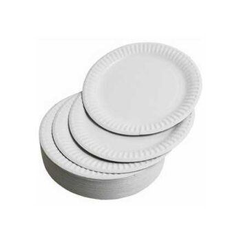 CLASS PAPER PLATES WHITE 18CM 30PCS