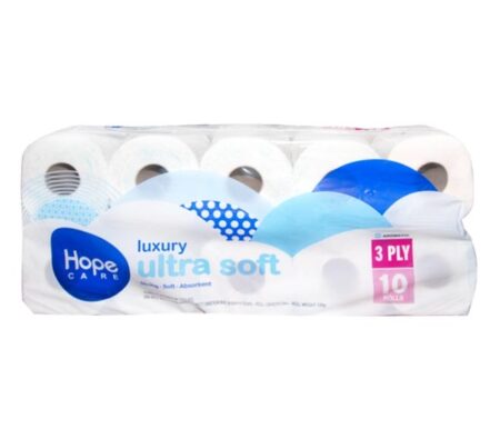 HOPE CARE ΡΟΛΑ ΤΟΥΑΛΕΤΑΣ 3PLY X10