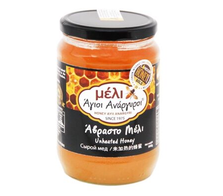 AYII ANARGYRI UNHEATED HONEY 750GR