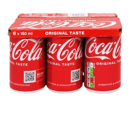 COCA COLA ORIGINAL TASTE 6X150ML