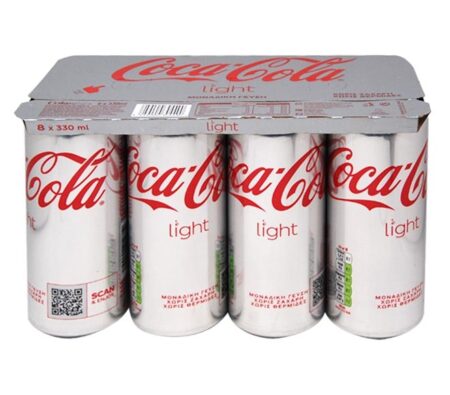 COCA COLA LIGHT 8X330ML