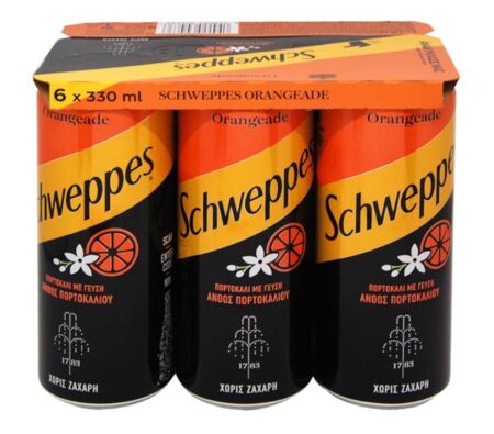 SCHWEPPES ORANGEADE 6X330ML