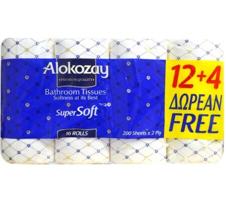 ALOKOZAY ΡΟΛΑ ΤΟΥΑΛΕΤΑΣ 12+4 ΔΩΡΕΑΝ