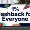 1% CASHBACK