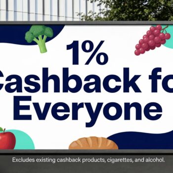 1% CASHBACK