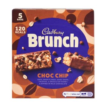 CADBURY BRUNCH BAR CHOCOLATE CHIP 5X28GR