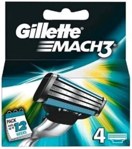 GILLETTE MACH3 BLADE 4PCS