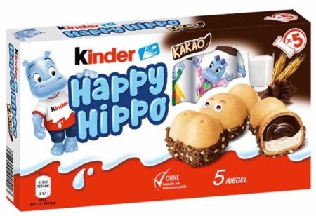 KINDER HAPPY HIPPO COCOA 5X21GR
