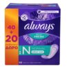 ALWAYS FRESH&PRODECT NORMAL 60 PCS