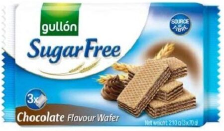GULLON CHOCO FLAVOUR WAFER NO SUGAR180GR