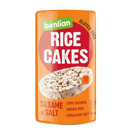 BENLIAN RICE CAKES SESAME & SALT 100GR