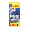 GILLETTE BLUE III SMOOTH 4+2PCS