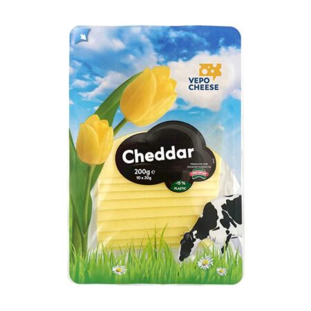 VEPO CHEDDAR FETTES 200GR