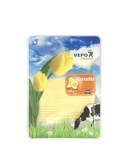 VEPO CHEESE GOUDA SLICES 200GR