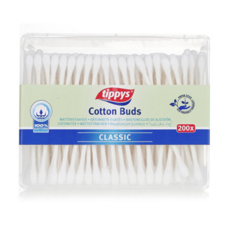 TIPPYS RECT COT PAPER BUDS 200