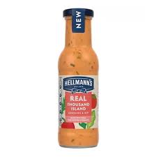 HELLMANS DRESSING 1000 INSLAND 250ML